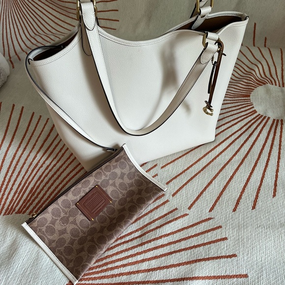 Coach pebble day tote